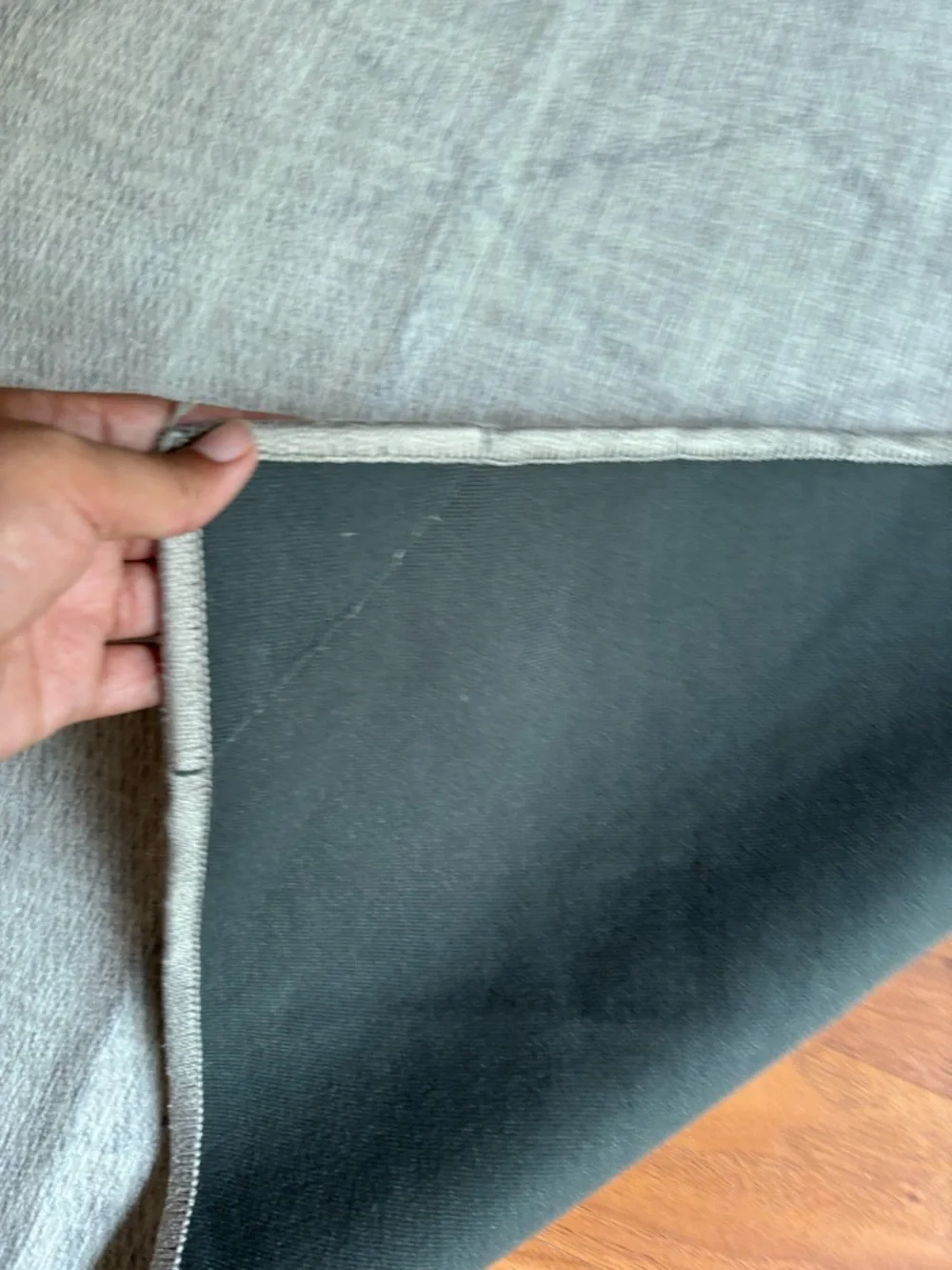 Ruggable Modra Mist Grey Flatwoven Machine Washable - Picture 4 of 5